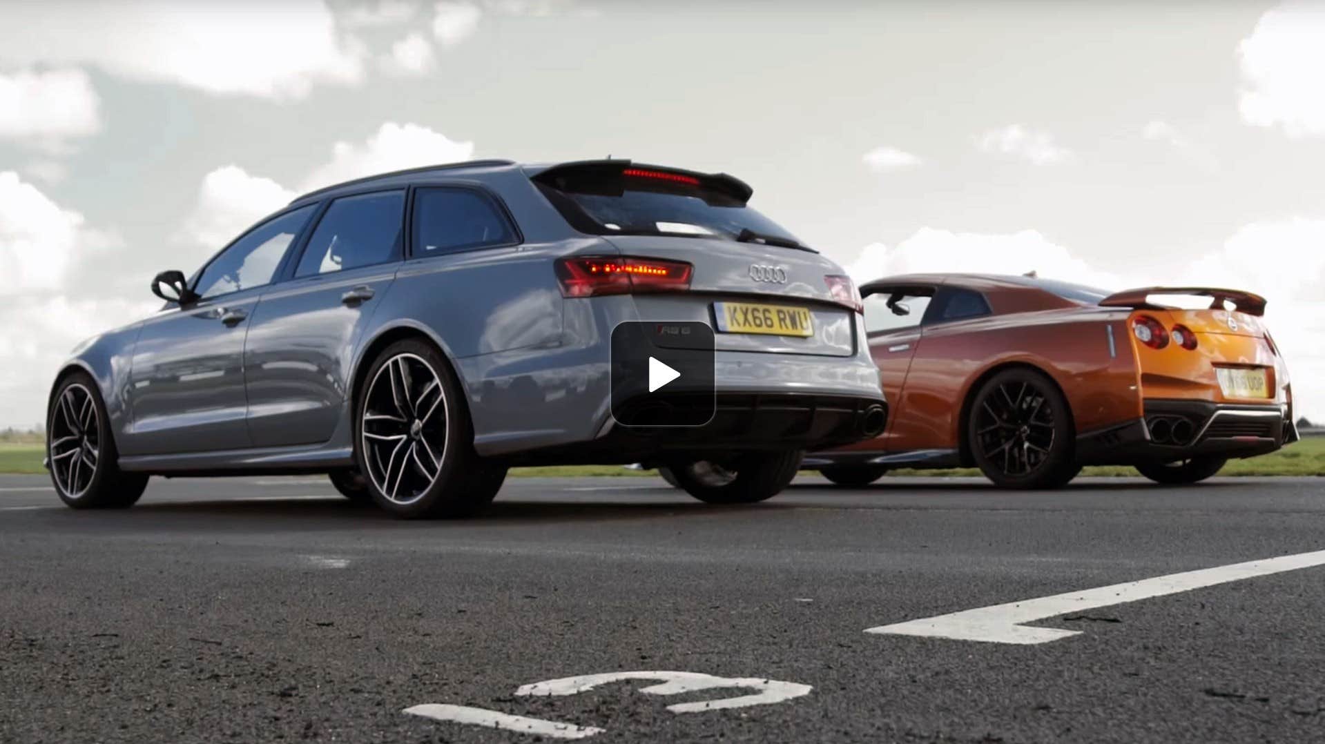 Audi Rs Avant Sp Ar Nissan Gt R I Acceleration Teknikens V Rld