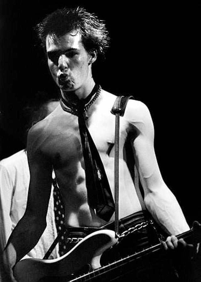 Sid Vicious, basist i Sex Pistols.