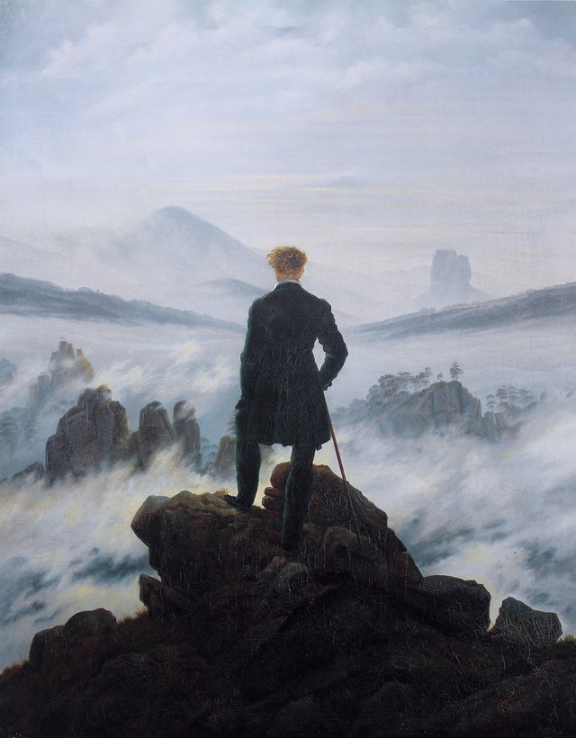 Caspar David Friedrich målade 