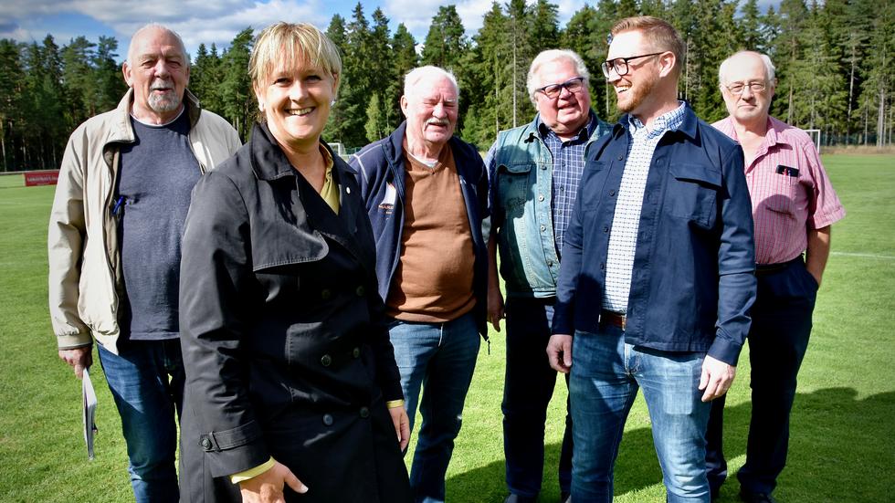Projektgruppen bakom Mullsjödagen: Leif Pettersson, Pernilla Bernhardsson, Berndt Johansson, Ingmar Eriksson, Fredrik Bodin och Jan-Olof Larsson. 