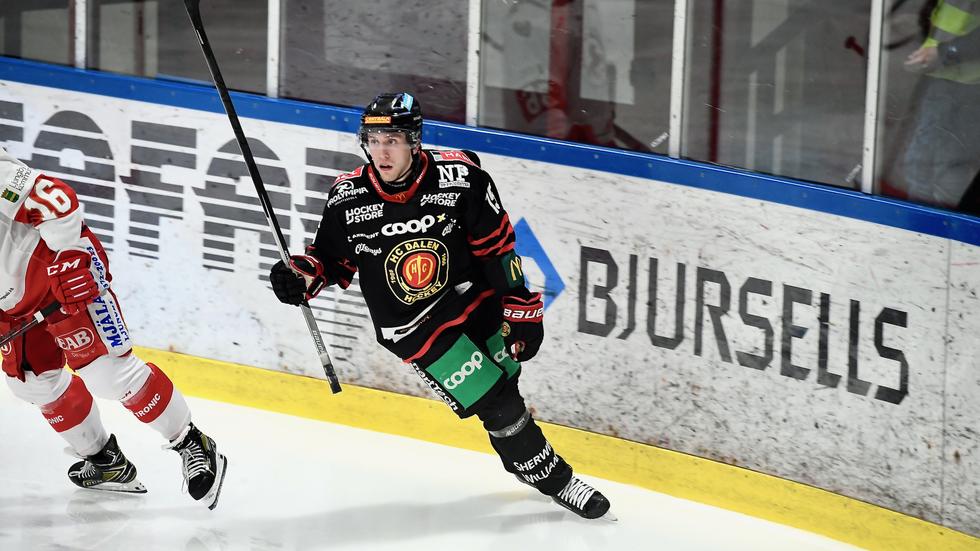 Felix Lidgren var bra och gjorde två mål när HC Dalen besegrade Troja-Ljungby med 5–2.