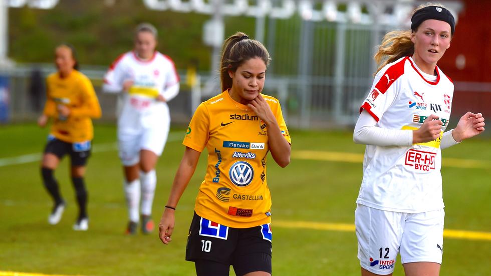 Elin Kammenheds Mariebo föll tungt i kvalet mot Borgeby FK.