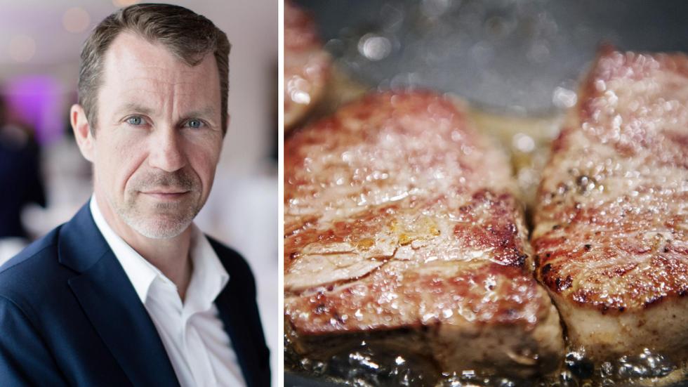 Per Geijer är säkerhetschef på Svensk handel. Han menar att köttstölderna är ett stort problem. 