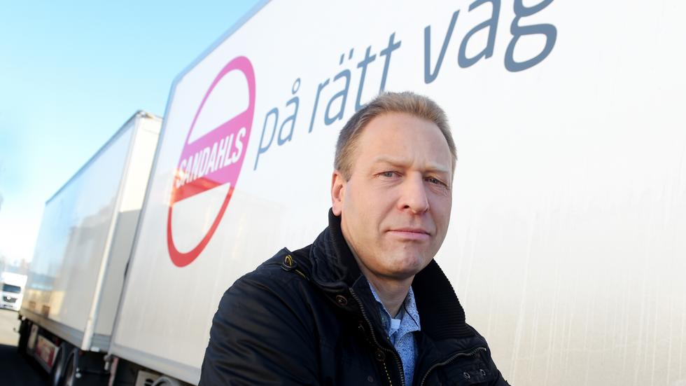 Magnus Nilsson, vd och koncernchef Sandahlsbolagen berättar om de höga bränslepriserna.