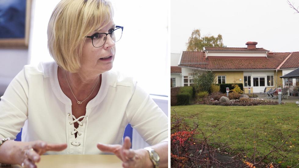 Ann-Marie Nilsson (C) kan inte svara på hur verksamheten på Ekhagens gästhem kommer att se ut i framtiden, men hon slår fast att kommunen kommer att fortsätta bedriva omsorg där. 