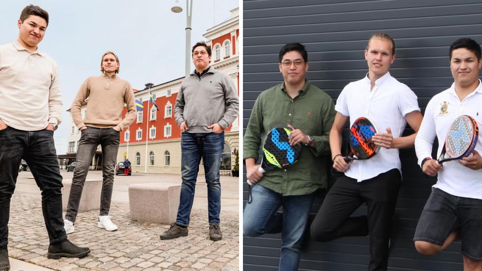 De tre arrangörerna bakom Småland padel masters, Milko Linares-Rossell, Marcus Karlberg och Jordi Linares-Rossell. De driver även Vaggeryds padelcenter.