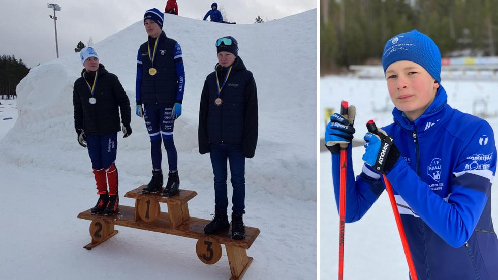 Hallbys skidskytteungdomar har presterat bra under februari. Allra bäst har det gått för Olof Johansson som tog guld i Riksfinalen förra helgen.