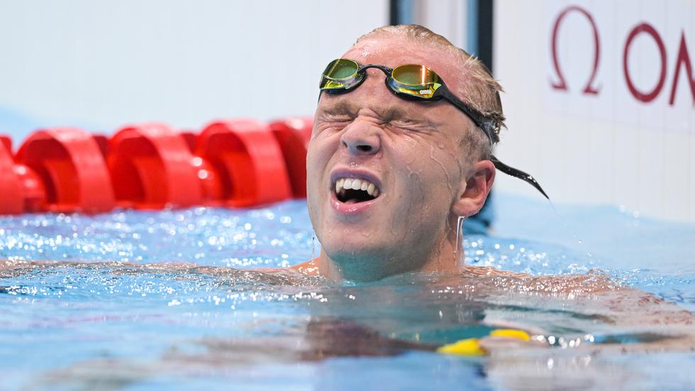 Victor Johansson slog sitt personbästa på 1500 meter fritt med över 13 sekunder, trots det får han inte simma finalen.