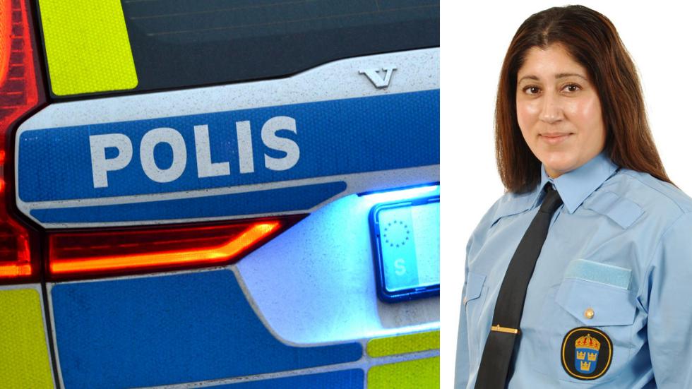 Priya G Eklund, presstalesperson vid polisregion Öst. 