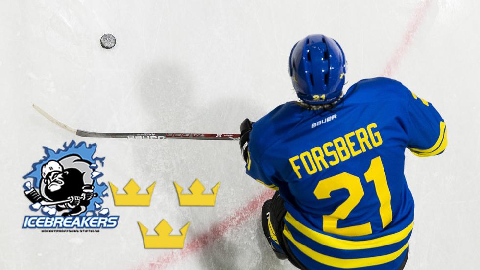 Peter Forsberg och hans Icebreakers möter Tre Kronor Legends i en match som livesänds på sajten den 19 mars. 
Foto: Andreas L Eriksson / Bildbyrån