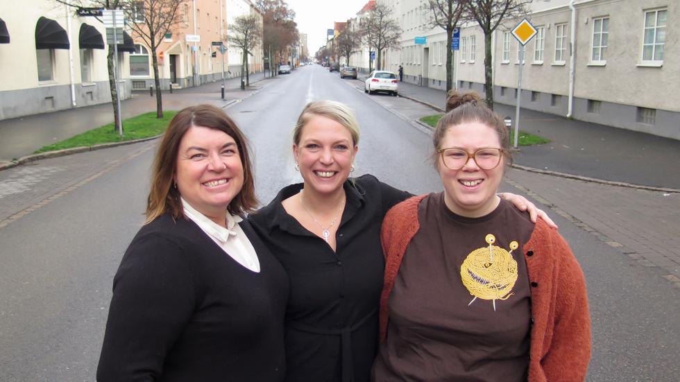 Victoria Stenkula, Malin Östlund och Sara Älverstad är tre av småföretagarna som verkar på Söder/Torpa i Jönköping.