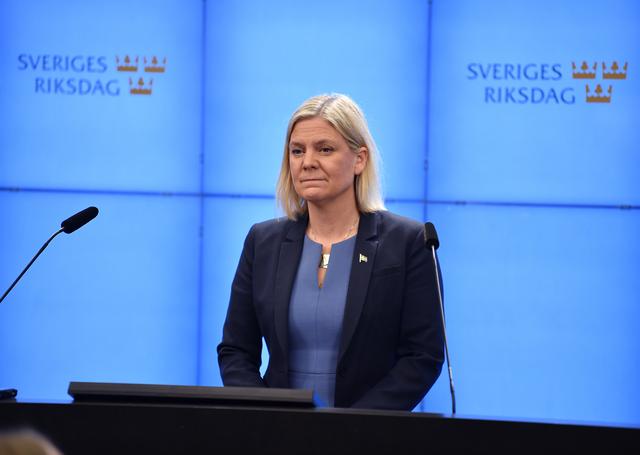 Ny omröstning om Magdalena Andersson (S) som kan bli den första kvinnliga statsministern. Foto Pontus Lundahl / TT 