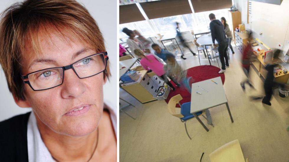 Cecilia Larsson, ordförande i lärarförbundet, säger att det inte går att spara mer på skolan "Det har varit nedskärningar mer eller mindre i 20 års tid nu" säger hon. 