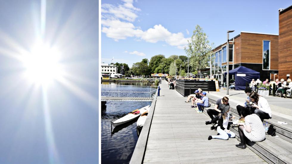 De senaste dagarna har Jönköping bjudits på riktigt vackert väder med höga temperaturer och gassande solsken, men nu är det slut på det roliga, i alla fall för den här gången.