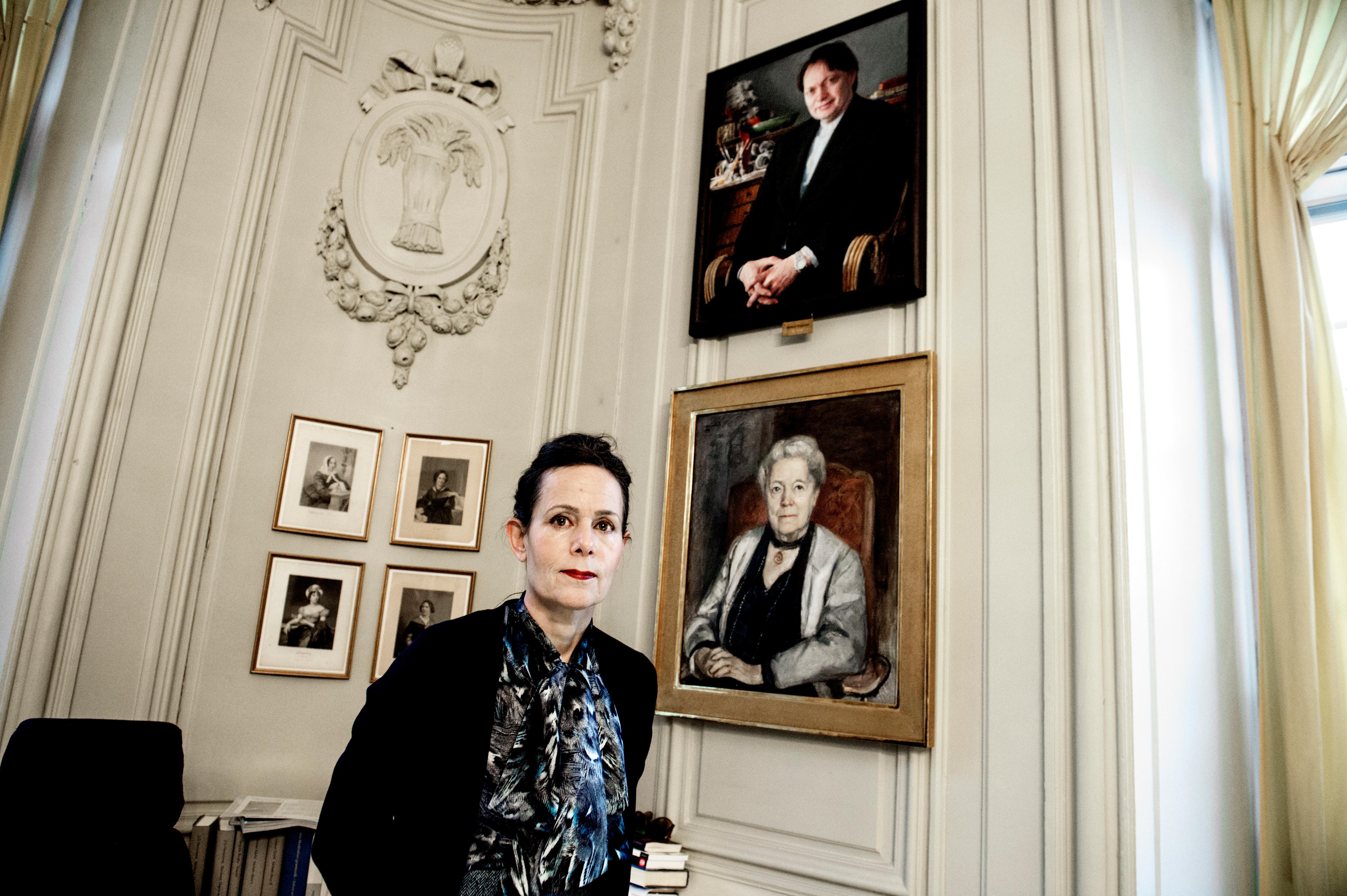Svenska Akademiens Sara Danius debuterar som utställningscurator. Foto: Lars Pehrson/SvD/TT