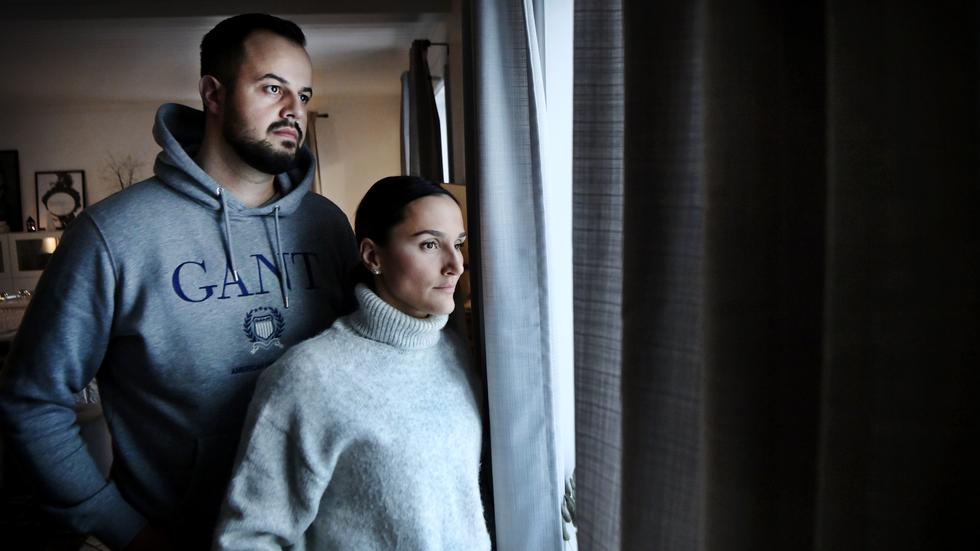 Paret Aldin och Azra Bilanovic känner sig skärade och har svårt att sova efter händelsen.