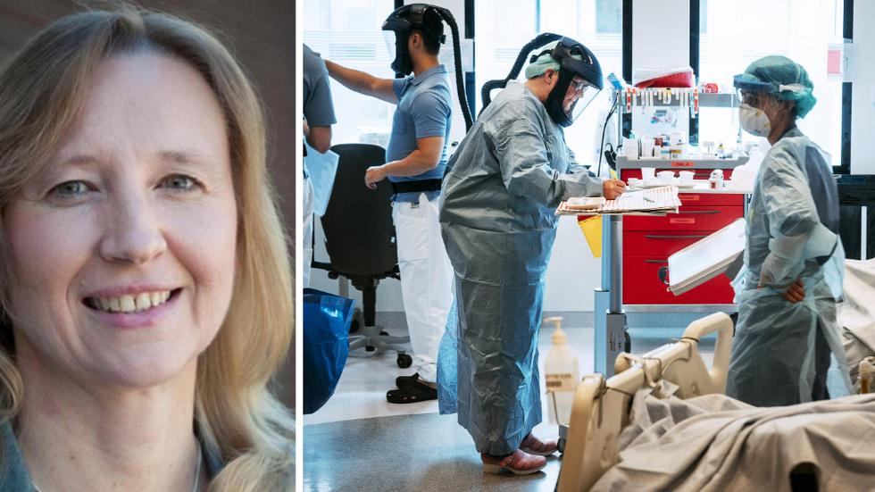 Sjukvårdsdirektören Agneta Ståhl fruktar en ökande smittspridning i Jönköping. FOTO: Pressbild och arkivbild