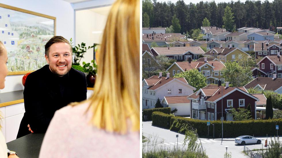 Fastighetsmäklaren Henric Lagerquist tror att bostadsmarknaden i Jönköping kommer att gå starkt efter sommaren. 