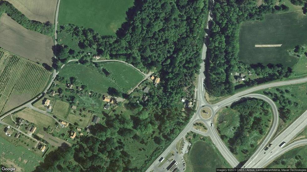Området kring Röttle 101. Google Maps