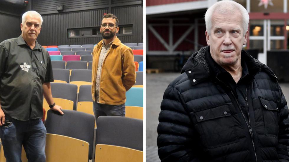 Peter Magnusson och Bahman Pourjanki gav under torsdagen sin syn på problematiken vid ett möte på Biograf Ugglan på Råslätt. 