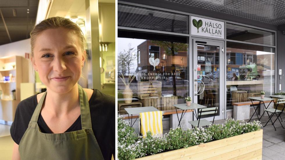 Johanna Stigsson öppnade Hälsokällan Café och Bistro för fem och ett halvt år sedan. Det senaste året har hon drivit verksamheten själv.