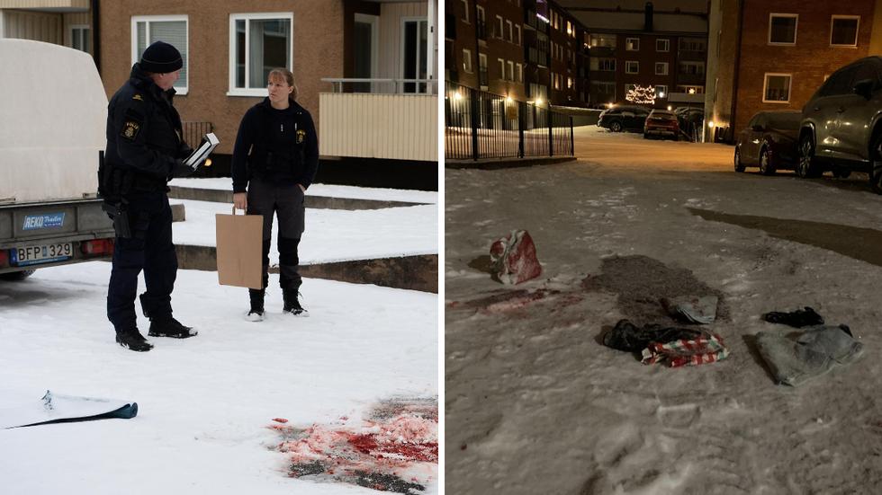 Natten till den 7 januari i början av 2022 hittades två skottskadade män vid ett flerfamiljshus i centrala Tranås. 