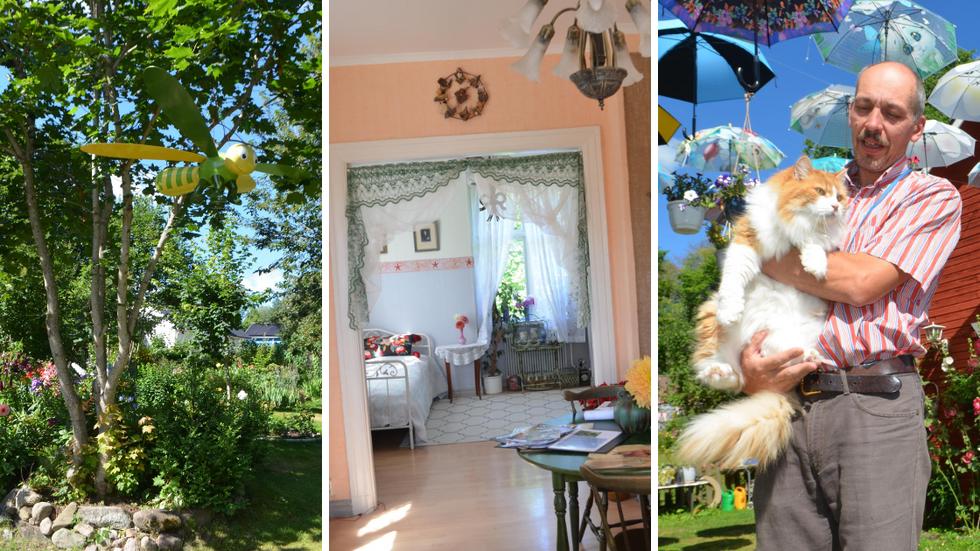 Wonderful home i Bodafors är ett ständigt pågående experiment i konst och trädgård. Ett personligt inrett bed&breakfast som drivs av Leon Sinitcym.