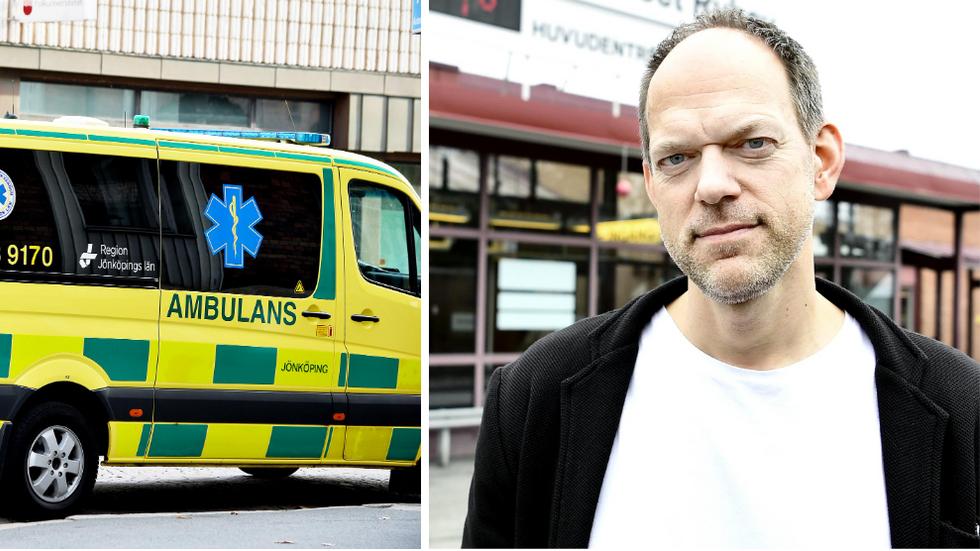 David Edenvik, biträdande smittskyddsläkare i Region Jönköpings län, berättar att bland annat ambulanspersonalen står på tur att vaccinera sig mot covid-19.