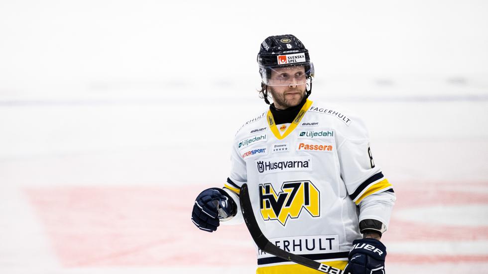 Alexander Ytterell blev målskytt när HV71 besegrade Björklöven. Foto: Johan Löf/Bildbyrån