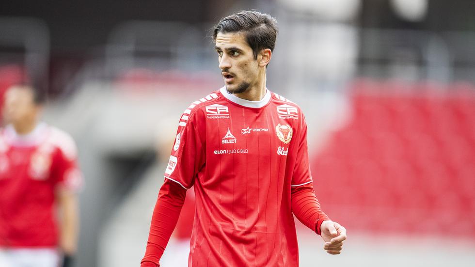 Kalmar FF:s Noah Shamoun får chansen i Sveriges P20-landslag i fotboll. Foto: Suvad Mrkonjic/Bildbyrån