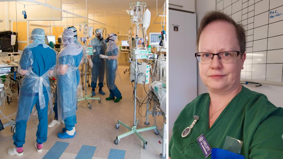 Liselott Dalengren, sjuksköterska på operations- och intensivvårdskliniken på Ryhov, anser att Jönköpingsborna måste bli betydligt bättre på att följa råden. I ett inlägg på Facebook ryter hon ifrån.
