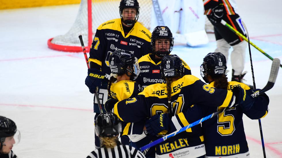 HV71:s förstakedja låg bakom sju av lagets åtta mål i segern mot Göteborg.