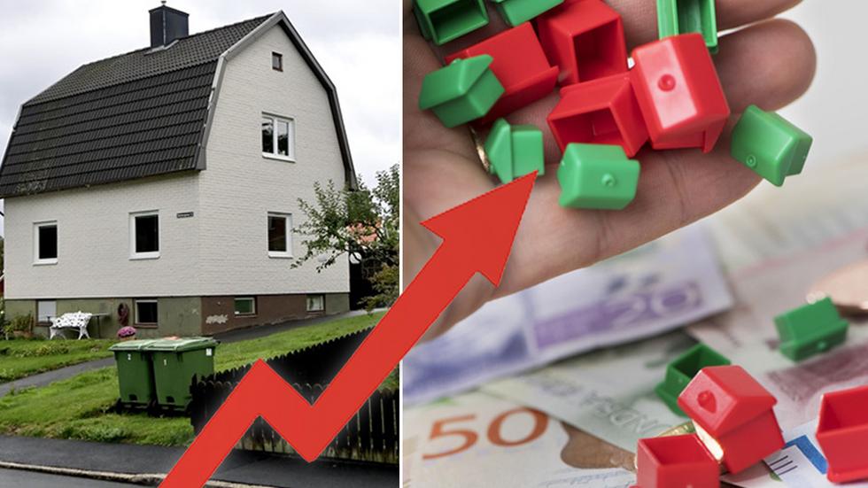 Säljer du en villa i Jönköping kan du räkna med omkring 4 000 000 kronor. FOTO: Robert Eriksson och TT