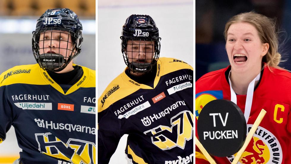 Jenna Raunio, Mira Jungåker och Hilda Svensson är alla med i framtidsgruppen. Någon spelare i Damkronorna har dock inte HV71 den här gången.