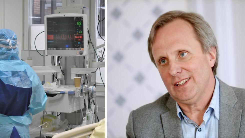 Mats Bojestig, hälso- och sjukvårdsdirektör i Region Jönköpings län, berättar att flera patienter kommer transporteras till andra regioner för vård.