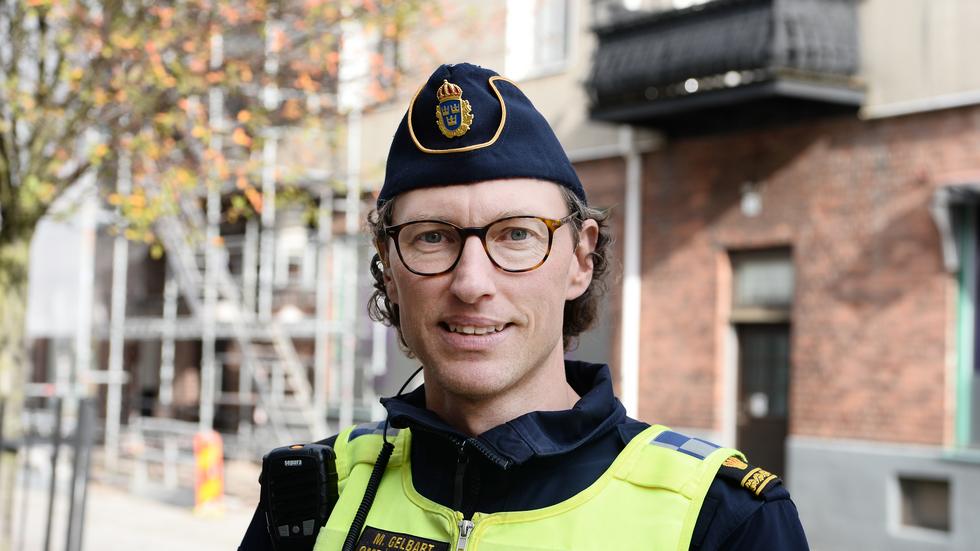 Marthin Gelbart, brottsförebyggande samordnare för polisområde Jönköping. Arkivbild. 
