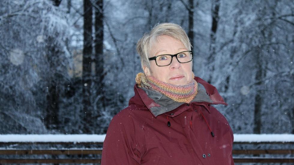Hos Lärarförbundet i Jönköping arbetar huvudskyddsombudet Liselotte Lundell.