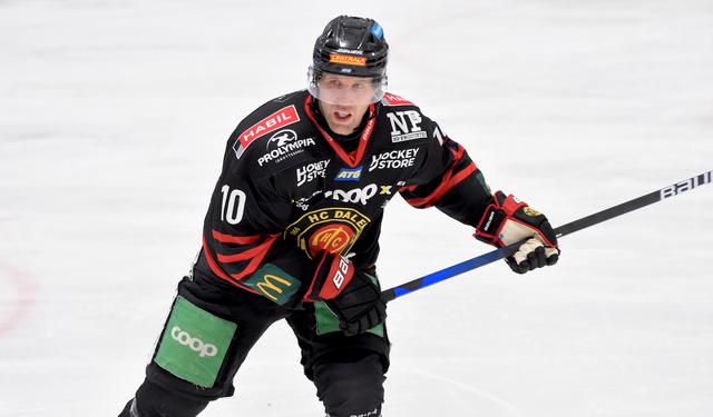 Efter fyra matcher på lån i hockeyallsvenska HV71 var Martin Thörnberg på söndagen tillbaka i HC Dalen.