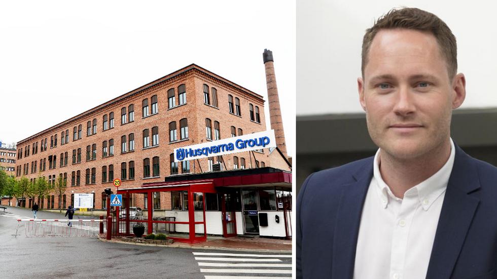 Fredrik Henriksson blir ny kommunikationschef för Husqvarna Group. FOTO: Janne Wrangberth och pressbild