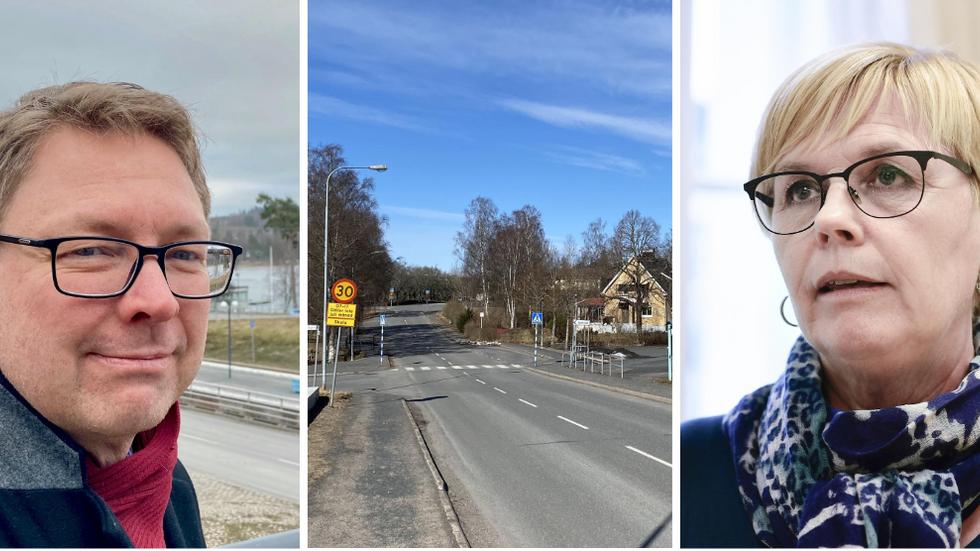 Marcus Eskdahl (S) och Ann-Marie Nilsson (C) har förståelse för att Bottnarydsborna reagerar på förändringen av busslinje 250.