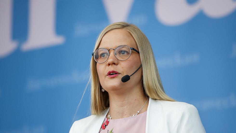 Sverigedemokraternas Julia Kronlid ser ut att bli andre vice talman i Sveriges riksdag. Arkivbild.