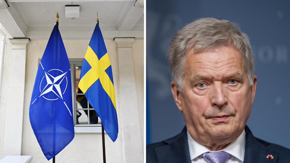 Majoriteten av finländarna är redo att gå med i Nato – utan Sverige, enligt en opinionsundersökning. Arkivbild på Finlands president Sauli Niinistö.