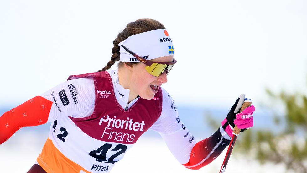 Ebba Andersson är en av åkarna som är anmäld till helgens tävlingar i Falun.