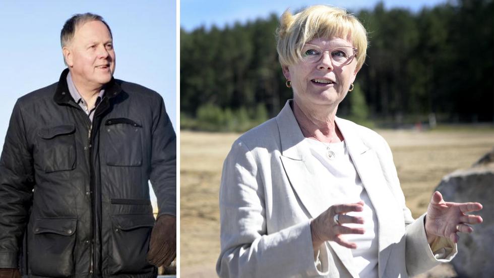 Anders Samuelsson (S) och Ann-Marie Nilsson (C), kommunstyrelsens ordförande.