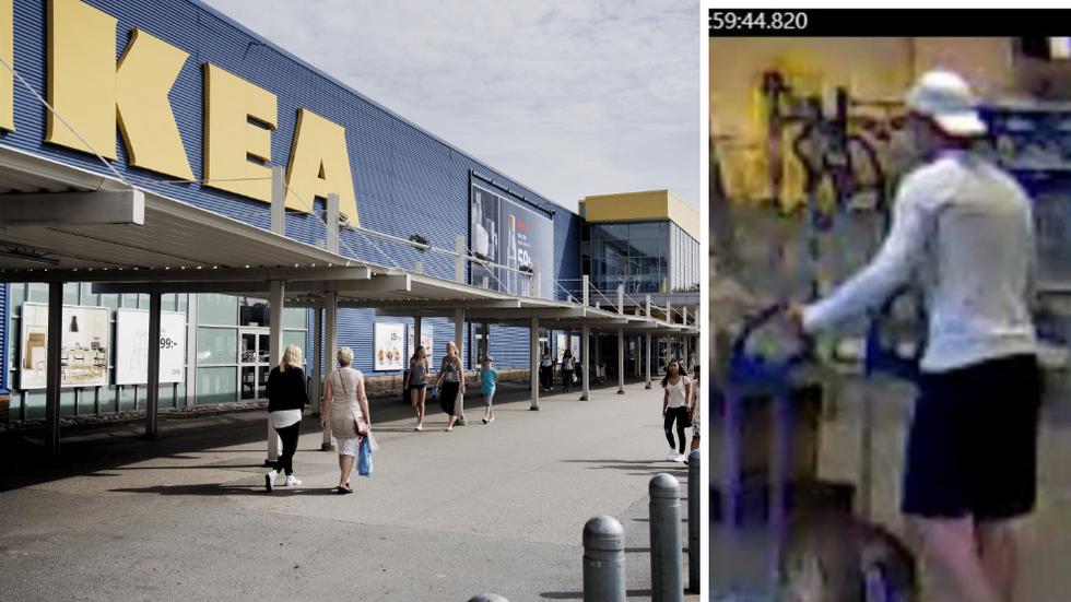 En man i 20-årsåldern åtalas för stöld och bedrägeri efter att ha kommit över varor värda nära 50 000 kronor på Ikea-varuhusen i Jönköping och i Kungens kurva utanför Stockholm. FOTO: Kajsa Juslin. 