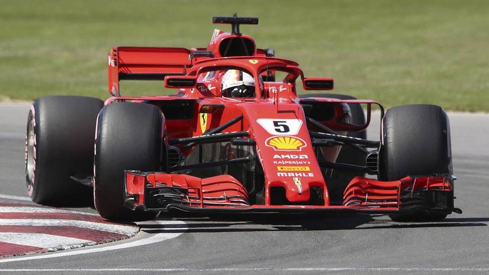Ferraris Sebastian Vettel startar längst fram i Kanadas GP.