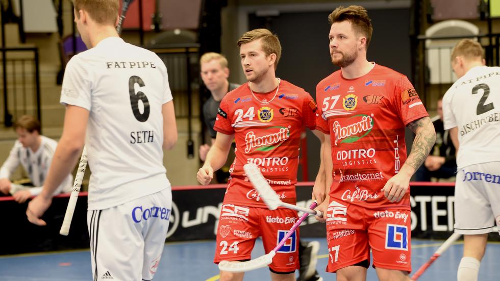 Martin Glimberg (nummer 24) och Rickard Hessmer (57) blev båda målskyttar när JIK besegrade Linköping.