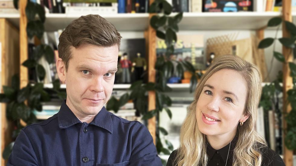 ABC-boken ”Bokstavshusen” är arkitektparet Jonas Tjäder och  Maja Knochenhauers debutverk.