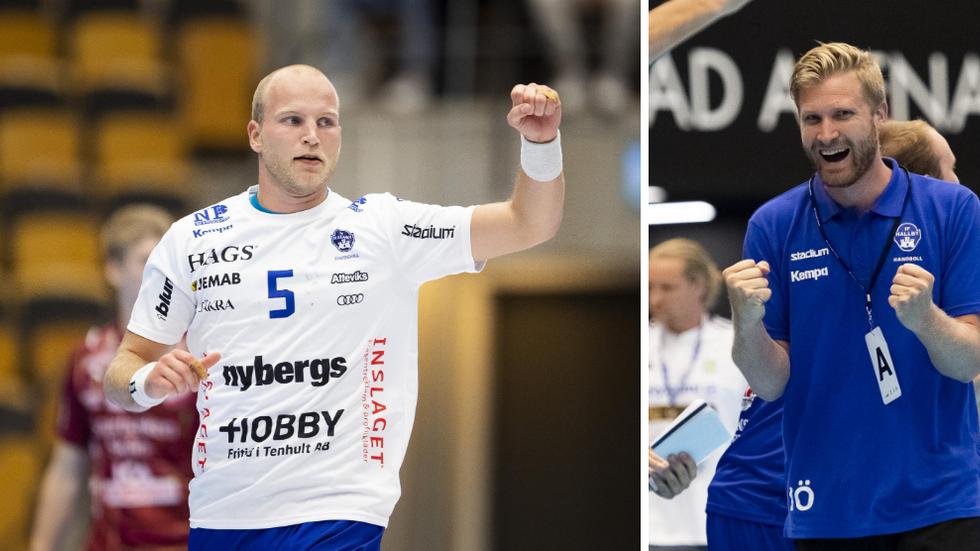 Hallbys Oskar Hedvall fick väldigt mycket beröm av tränaren Jesper Östlund efter 21-21 borta mot Alingsås.