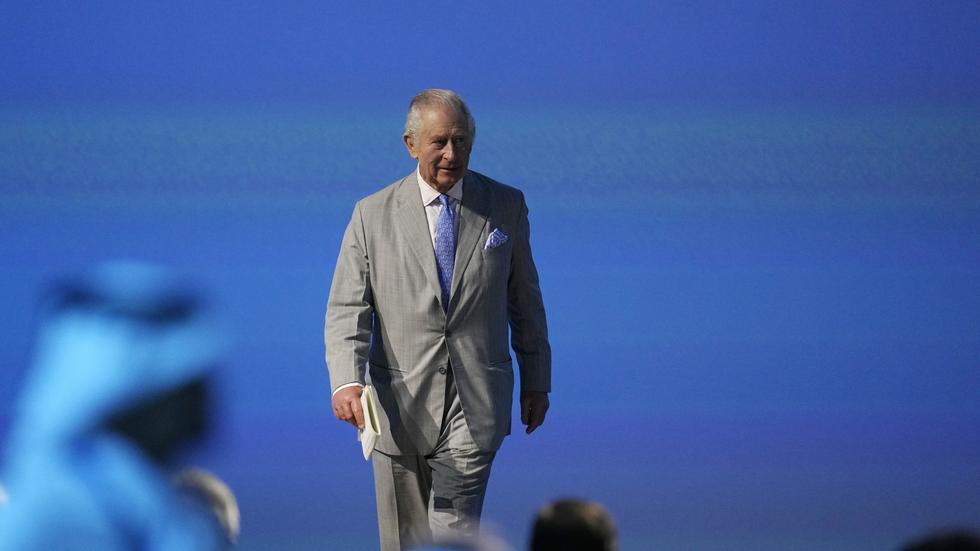 Storbritanniens kung Charles III på FN:s klimattoppmöte i Dubai.